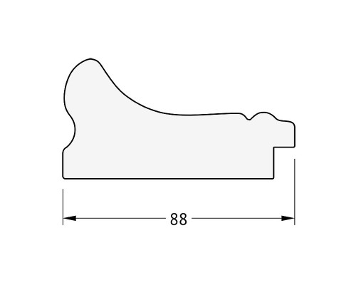 Зеркало Evoform Exclusive-G Floor 201х111 BY 6360 с гравировкой в багетной раме - Хамелеон 88 мм