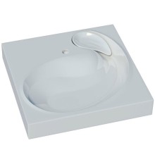 Раковина над стиральной машиной Stella Polar Бьянка 60*60 с кронштейнами