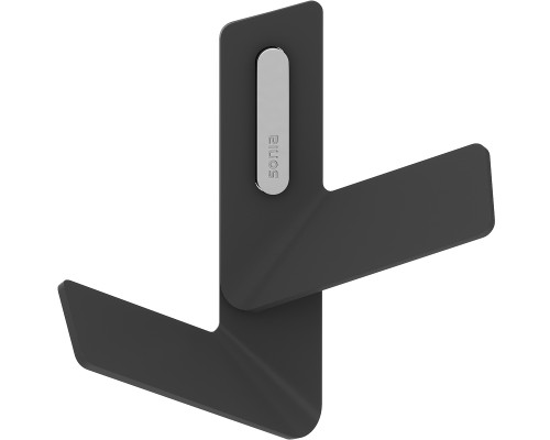 Двойной крючок Sonia Flama 188406 Черный матовый