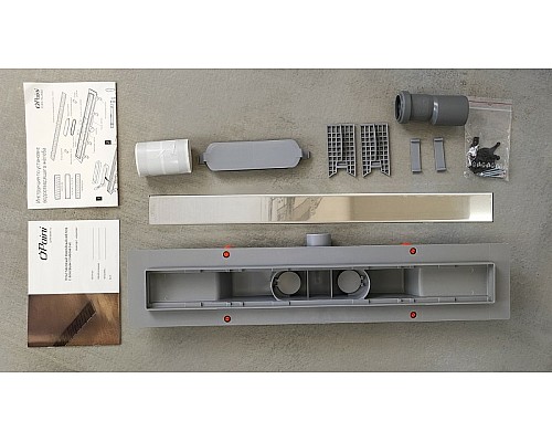 Душевой лоток Paini Klasik 550 CH550K с решеткой под плитку