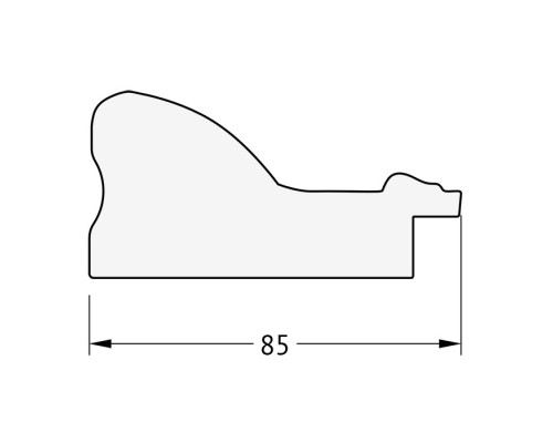 Зеркало Evoform Exclusive Floor 200х80 BY 6114 с фацетом в багетной раме - Виньетка античная бронза 85 мм