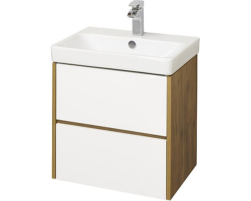Тумба под раковину Aquaton Сканди 55 1A251701SDZ90 подвесная Белый Дуб рустикальный