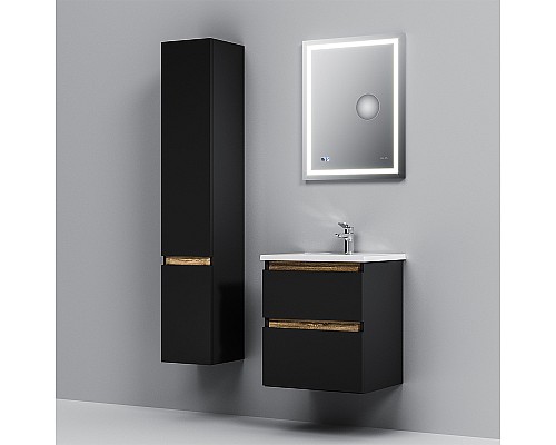 Тумба под раковину AM.PM X-Joy 55 M85AFHX0552BM подвесная Черная матовая