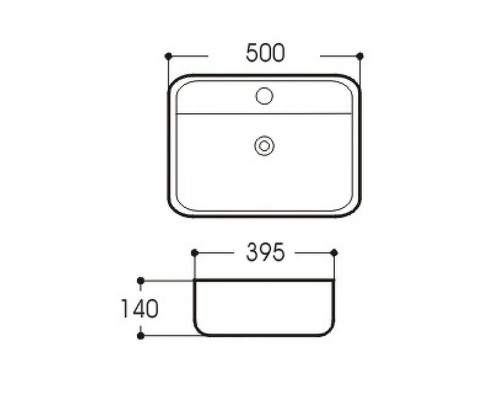 Раковина Aquatek Вега 50 AQ5506-00 Белая