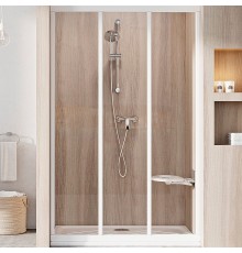 Душевая дверь Ravak Supernova ASDP3-130 профиль Белый стекло Transparent