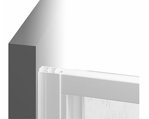 Душевая дверь Ravak Supernova ASDP3-130 00VJ01R2Z1 профиль Белый стекло Transparent