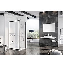 Душевая дверь Ravak Pivot 03G70300Z1 90 чёрный прозрачный