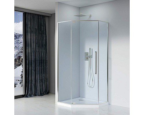 Душевой уголок Black&White Stellar Wind S815 CC 100x100 8151000CC Хром