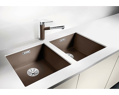 Кухонная мойка Blanco Subline 400-U 523423 Темная скала