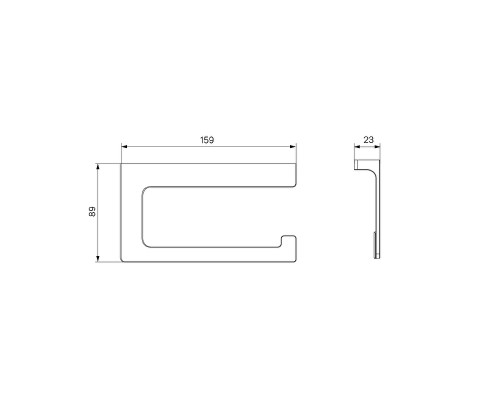 Держатель туалетной бумаги Iddis Slide SLIWT00i43 Белый