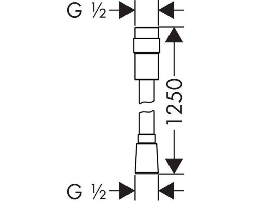 Шланг для душа Hansgrohe Isiflex 28249000