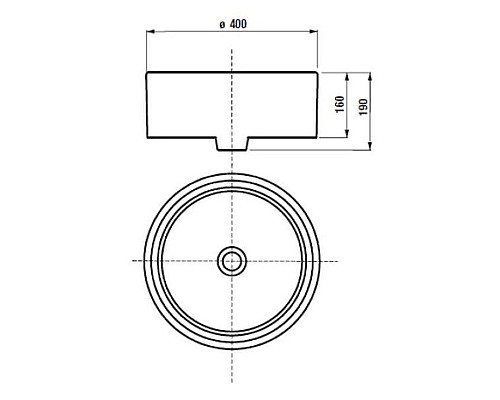Раковина-чаша Roca Mila 40 32700C000 Белая