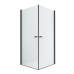 Душевое ограждение NEW TRENDY NEW SOLEO BLACK 2D 90x90x195 (черный)