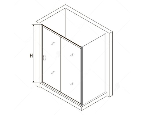 Душевой уголок RGW Passage PA-76 120х80 35087628-21 профиль Хром стекло матовое-сатинат