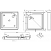 Акриловый поддон для душа Azario 90х90 P19 L/R (P199) Белый