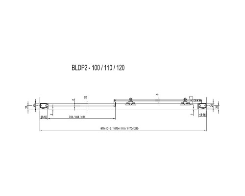 Душевая дверь Ravak Blix 120 белый виноградный