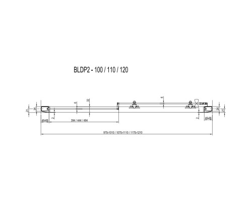 Душевая дверь Ravak Blix 120 белый виноградный