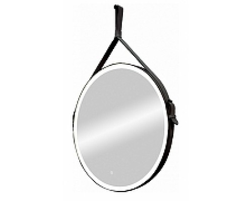 Зеркало Art&Max Milan AM-Mil-1000-DS-F-Nero с подсветкой с сенсорным выключателем Черное