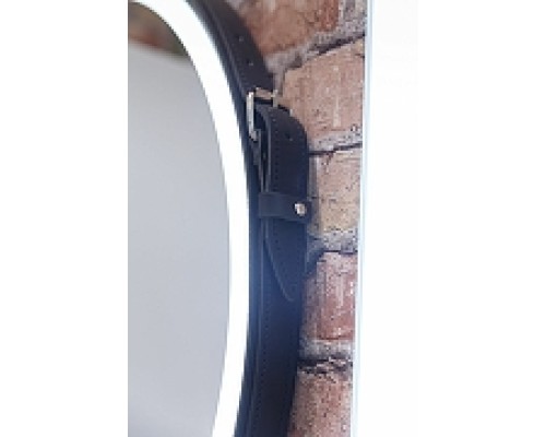 Зеркало Art&Max Milan AM-Mil-1000-DS-F-Nero с подсветкой с сенсорным выключателем Черное