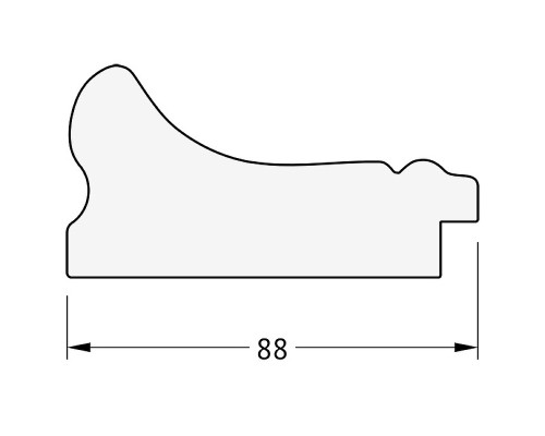 Зеркало Evoform Exclusive-G 121х96 BY 4364 с гравировкой в багетной раме - Хамелеон 88 мм