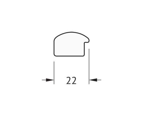 Зеркало Evoform Definite 78х58 BY 0636 в багетной раме - Вишня 22 мм