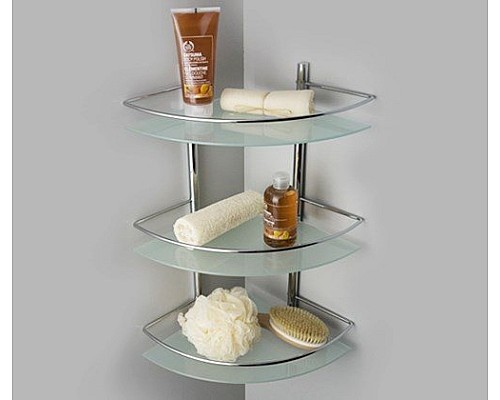 Полка стеклянная тройная WasserKRAFT K-3133