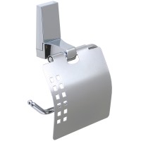 Держатель туалетной бумаги WasserKRAFT Lopau K-6025 с крышкой Хром