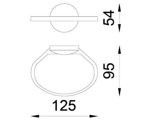 Мыльница Nofer Hotel 16412.B хром, глянцевая