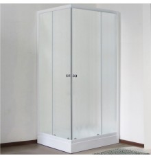 Душевой уголок Royal Bath HPD 90х80 RB 8090 HPD-C профиль Белый стекло матовое