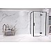 Душевой уголок Bravat Black Line 80x120 BS120.3113AB профиль Черный стекло прозрачное