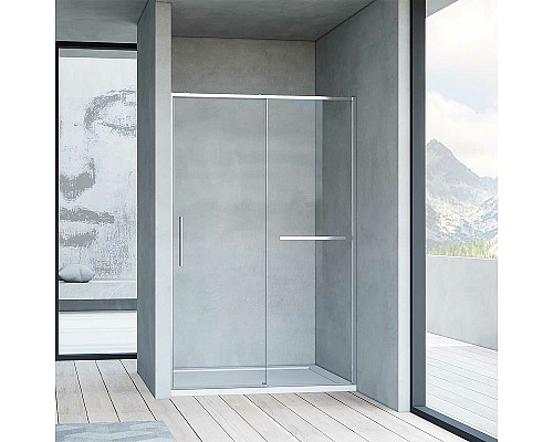 Душевая дверь Vincea Slim Soft 120 VDS-1SS120CL профиль Хром стекло прозрачное