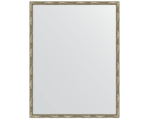 Зеркало Evoform Definite 87х67 BY 0677 в багетной раме - Серебряный бамбук 24 мм