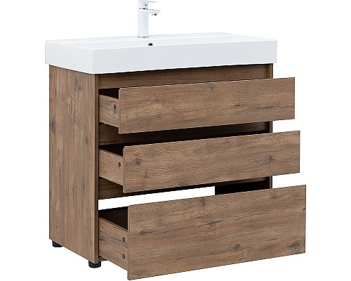 Тумба под раковину Aquanet Nova Lite 85 302477 Дуб рустикальный
