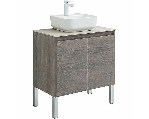 Тумба под раковину Aquanet Nova Lite 75 298851 подвесная Дуб рошелье