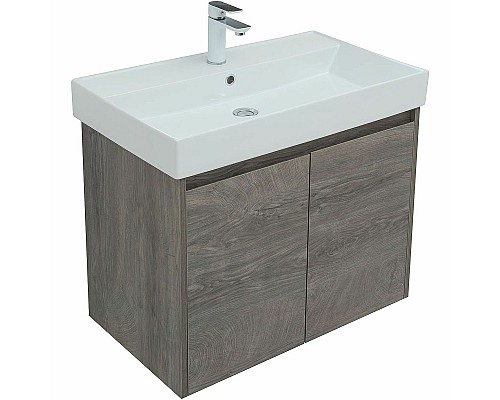 Тумба под раковину Aquanet Nova Lite 75 298851 подвесная Дуб рошелье