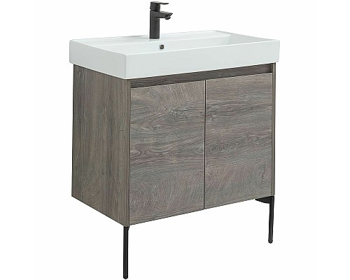 Тумба под раковину Aquanet Nova Lite 75 298851 подвесная Дуб рошелье