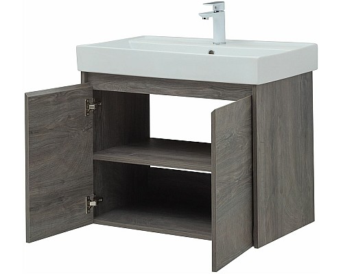 Тумба под раковину Aquanet Nova Lite 75 298851 подвесная Дуб рошелье