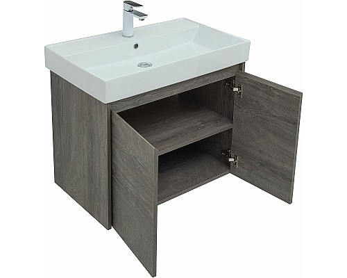 Тумба под раковину Aquanet Nova Lite 75 298851 подвесная Дуб рошелье