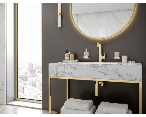 Дозатор для жидкого мыла Hansgrohe AddStoris 41745140 Шлифованная бронза