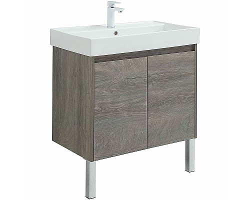 Тумба под раковину Aquanet Nova Lite 75 298851 подвесная Дуб рошелье