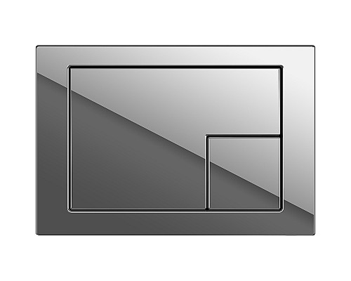 Клавиша смыва Cersanit Corner 64108 Хром глянцевый