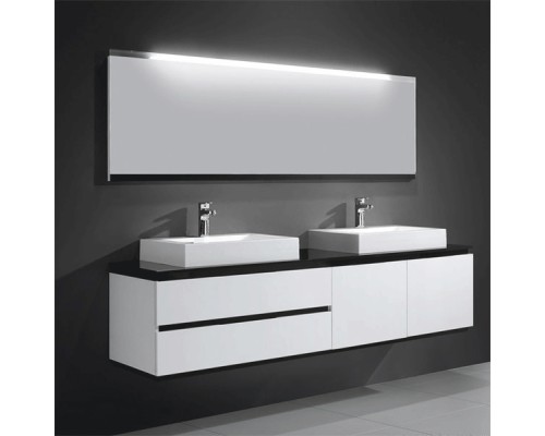 Тумба с раковиной Orans BC-6023-1800 Черный Белый