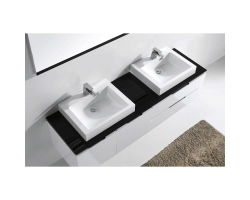 Тумба с раковиной Orans BC-6023-1800 Черный Белый