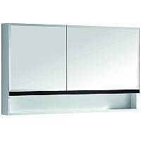 Зеркальный шкаф Orans BC-6019-1200 601912lЗ Белый Черный