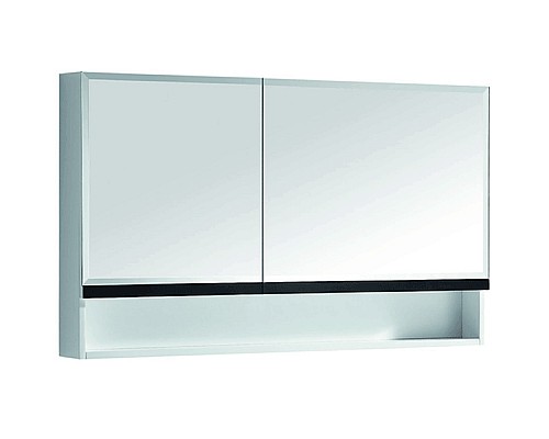 Зеркальный шкаф Orans BC-6019-1200 601912lЗ Белый Черный