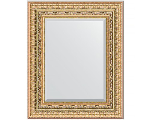 Зеркало Evoform Exclusive 55х45 BY 1366 с фацетом в багетной раме - Сусальное золото 80 мм