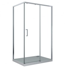 Душевой уголок Cerutti SPA Vito 110x80 R профиль Хром стекло прозрачное