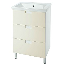 Тумба под раковину Bellezza Пегас 50 4630406140077 Бежевая Белая