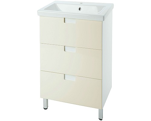 Тумба под раковину Bellezza Пегас 50 4630406140077 Бежевая Белая