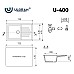 Кухонная мойка Ulgran Classic U-400-331 Белая